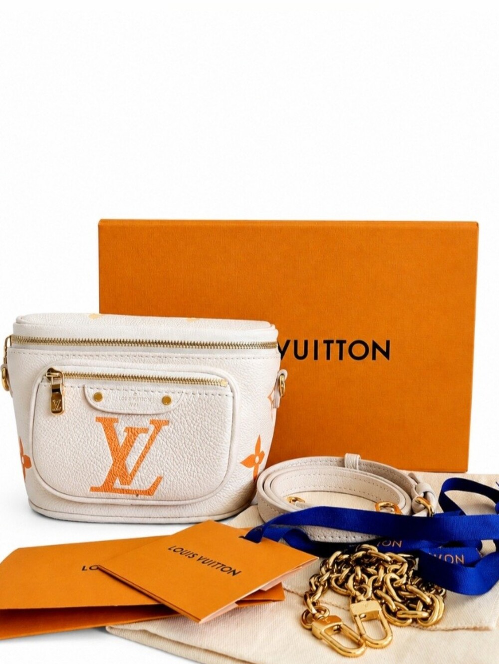Louis Vuitton Giant By The Pool Cream Safron 4-way Crossbody/Bumbag/Shoulder Bag - Picture 2 of 15